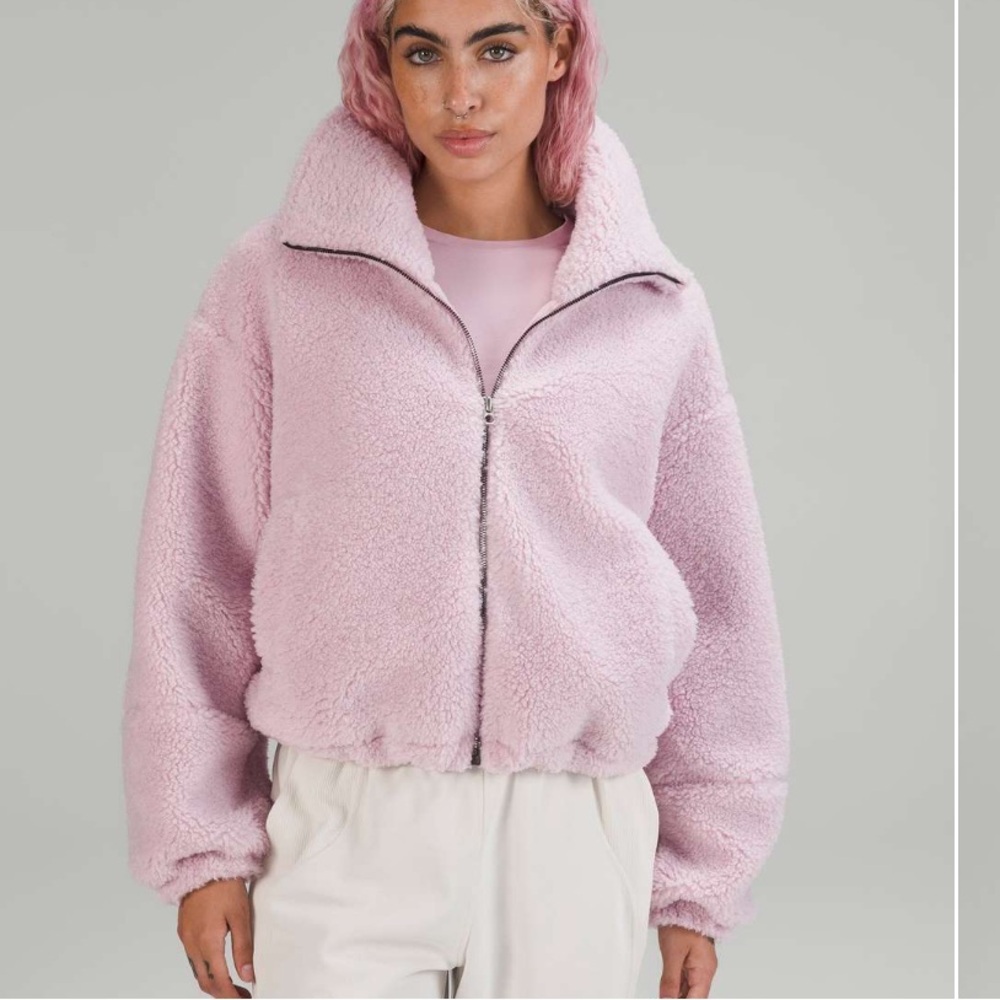 Lululemon Cinchable Fleece Zip-Up